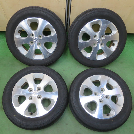 バリ溝！22年！9分★スズキ ワゴンR 純正 165/65R14 グッドイヤー EfficientGrip ECO EG02 14インチ PCD100/4H★6022807イノ