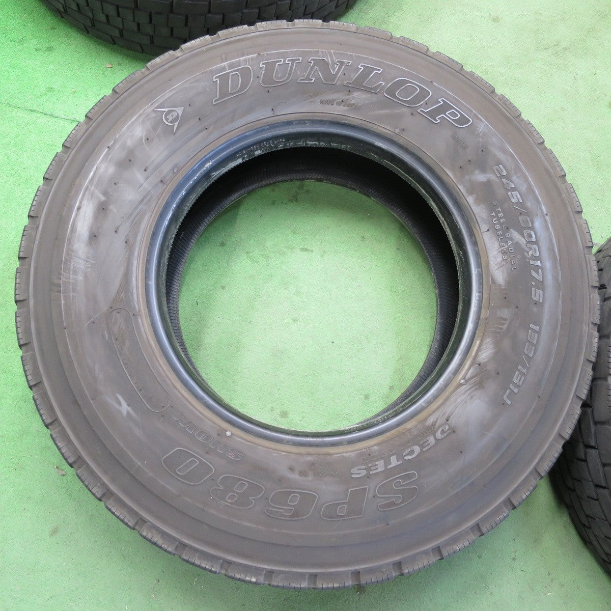 バリ溝！21年！9分！6本★トラック タイヤ 245/80R17.5 133/131J ダンロップ デクテス SP680 ミックス オールシーズン DECTES 17.5インチ★5041607イノタ