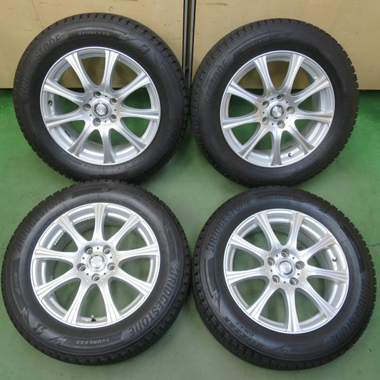 バリ溝！22年！9.5分◎スタッドレス 225/60R17 ブリヂストン ブリザック DM-V3 Slayer 社外 アルミ 17インチ PCD114.3/5H◎6062001イス