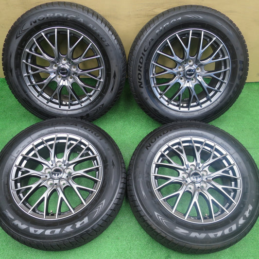 バリ溝！22年！キレイ！9.5分★スタッドレス 225/65R17 レイダン NORDICA NR01 Exceeder E05 エクシーダー 17インチ PCD114.3/5H★5121901NKス