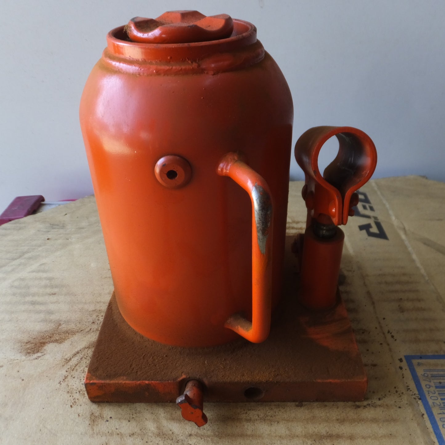 [送料無料] ◆マサダ 油圧ジャッキ HPD-10-2 工具 10TON 10ton 10トン 10000kg 油圧式 オイル だるま ダルマ 車載 自動車 点検 整備(2)◆