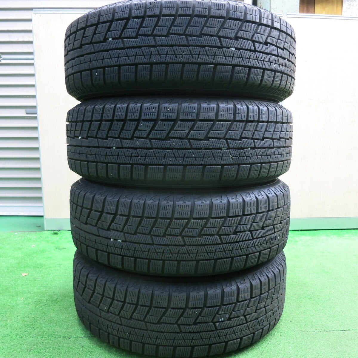 バリ溝！23年！キレイ！9.5分★スタッドレス 195/60R16 ヨコハマ アイスガード iG60 MiLLOUS ミルアス 16インチ PCD114.3/5H★4123105HAス