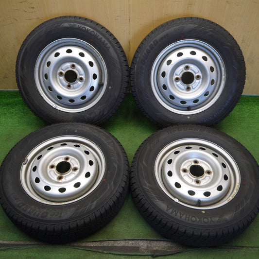 バリ溝！22年！9.5分◎スタッドレス 145/80R13 ヨコハマ アイスガード iG60 スチール ホイール 13インチ PCD100/4H◎6073101Hス