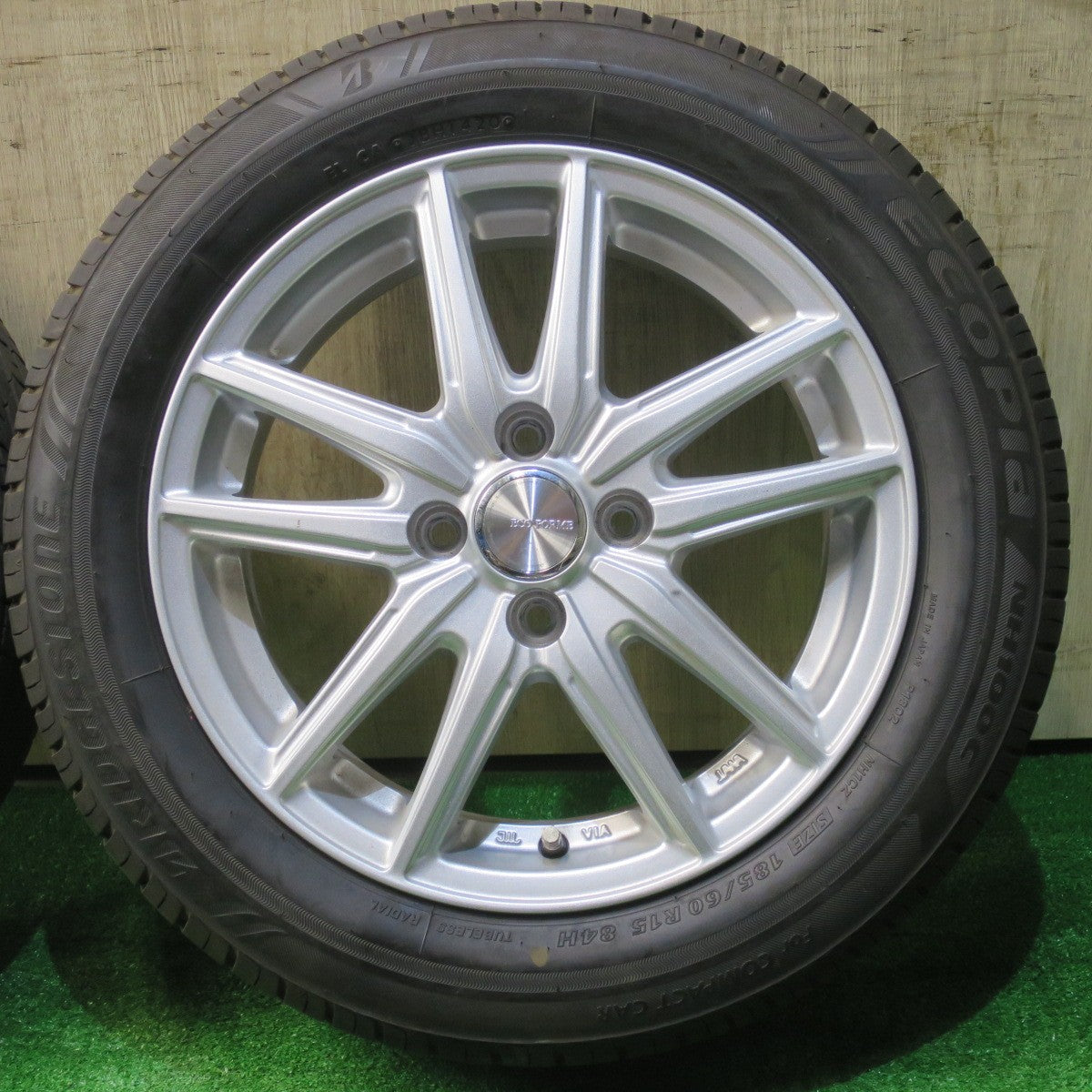 バリ溝！9.5分★185/60R15 グッドイヤー EfficientGrip ECO hybrid ブリヂストン エコピア NH100C ECO FORME SE-20 エコフォルム 15インチ PCD100/4H★6050602NJノ