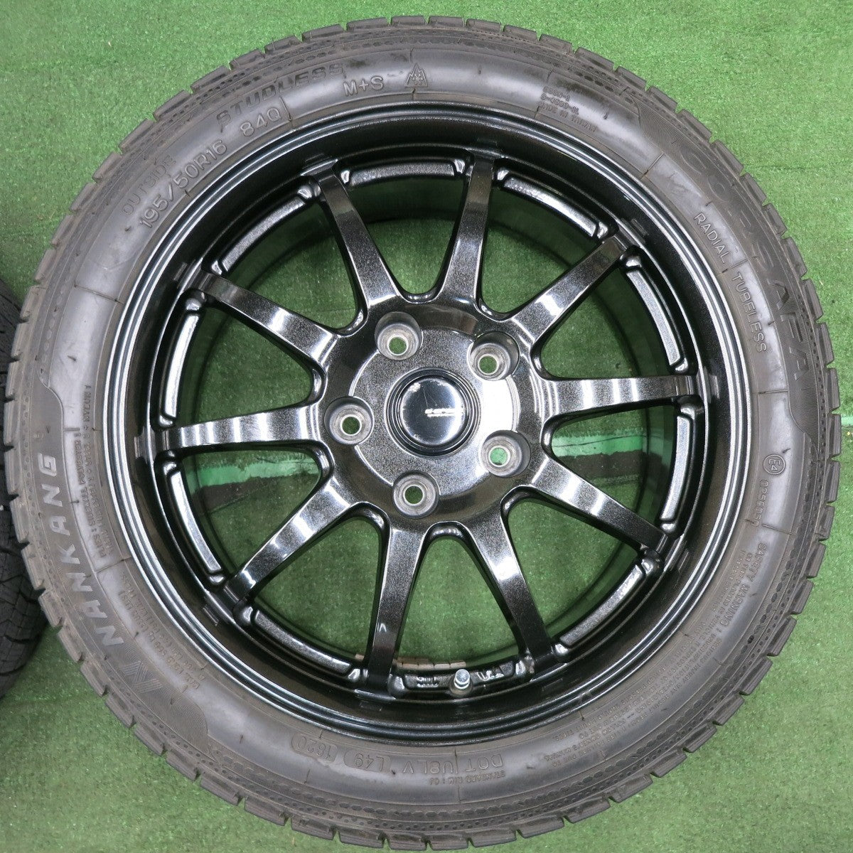 *送料無料* バリ溝！20年！9分★スタッドレス G-SPEED 195/50R16 ナンカン CORSAFA  Gスピード 16インチ PCD114.3/5H★4050304NJス