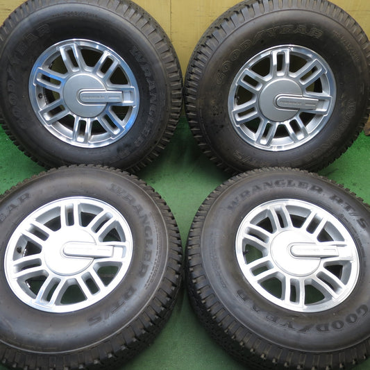 バリ溝！9.5分★ハマー H3 純正 265/75R16 グッドイヤー ラングラー RT/S 16インチ PCD139.7/6H★5083101NJノ