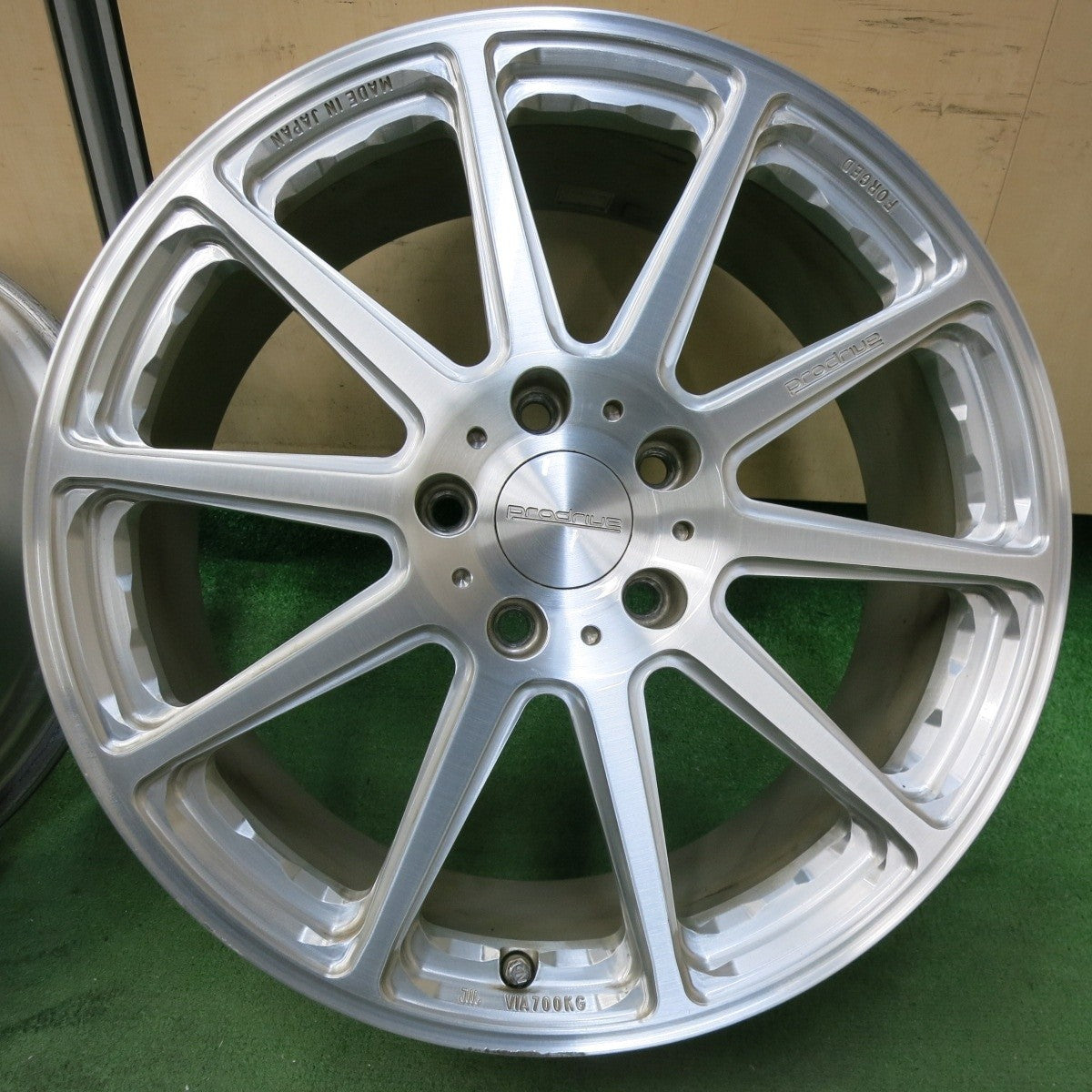 空気圧センサー付 綺麗★Prodrive GC-0100 鍛造 18インチ 18×7.5J プロドライブ 114.3/5H★5021013SYホ