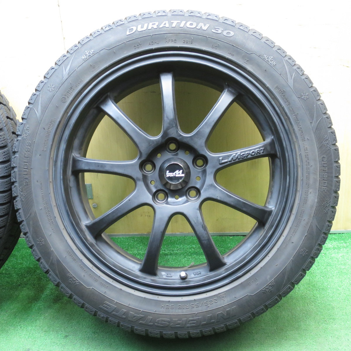 キレイ★スタッドレス LM SPORT 225/55R18 インターステート DURATION 30 LMスポーツ 18インチ PCD114.3/5H★5060204NJス