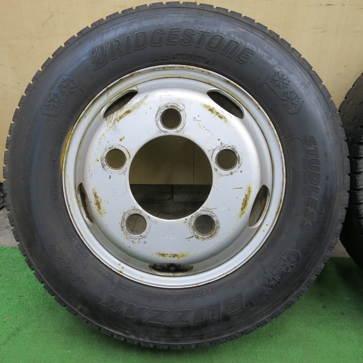 6本価格★トラック 195/75R15 109/107L スタッドレス ブリヂストン ブリザック W979 ダンロップ ウインターマックス LT03 TOPY スチール 15インチ PCD203.2/5H★6031101ナス
