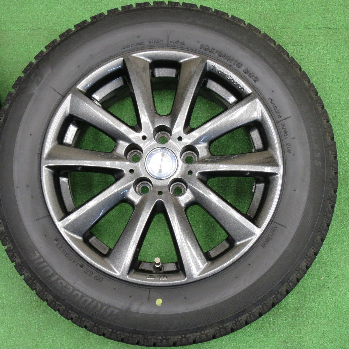 キレイ★アウディ ワーゲン 等 185/65R15 スタッドレス ブリヂストン アイスパートナー2 Team Sparco チームスパルコ 15インチ PCD100/5H★6041207NKス