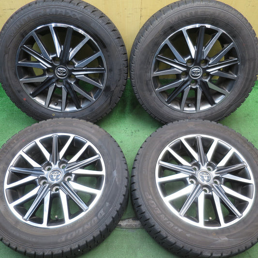 バリ溝！22年！9.5分★トヨタ 80系 ノア ヴォクシー 純正 205/60R16 スタッドレス ダンロップ ウインターマックス WM02 16インチ PCD114.3/5H★5080602NJス