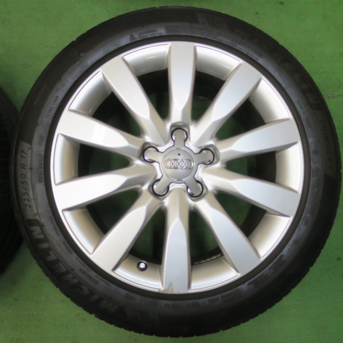 [送料無料] 4本価格！22年★アウディ A4 アバント 純正 225/50R17 ミシュラン プライマシー4 17インチ PCD112/5H★5020905IMノ
