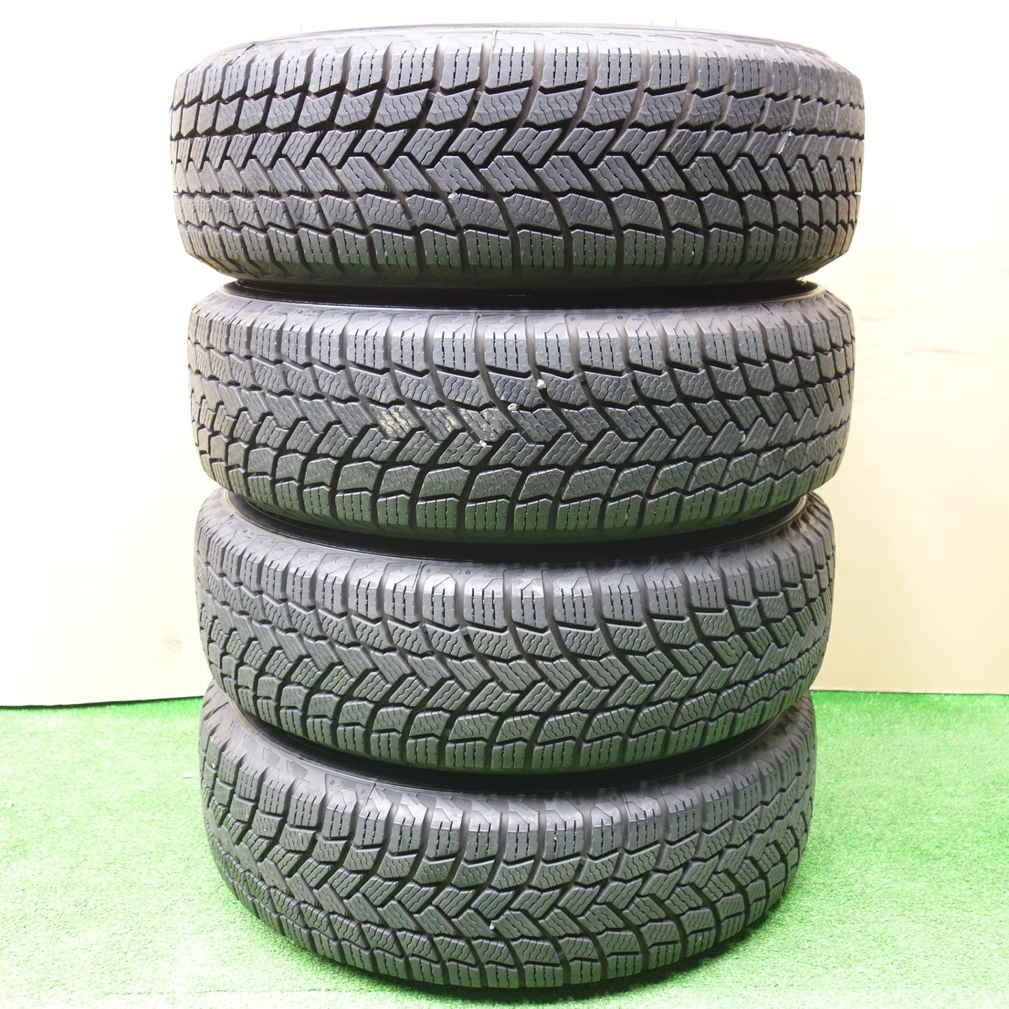 超バリ溝！24年！ほぼ10分★スタッドレス 185/70R14 ミシュラン X-ICE SNOW ZACK JP-520 MONZA ザック モンツァ 14インチ PCD100/4H★5121201KTス