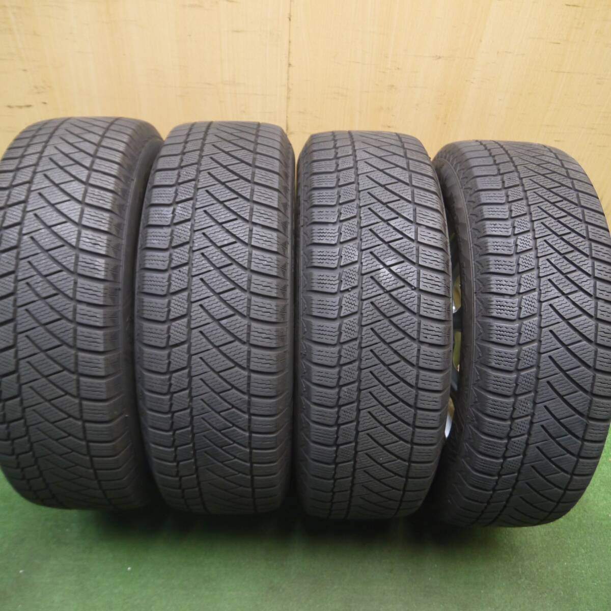 キレイ！21年★スタッドレス 195/65R15 バイキング WINTECH WT6 ILLUGA iG weds 15インチ PCD114.3/5H★5021909Hス