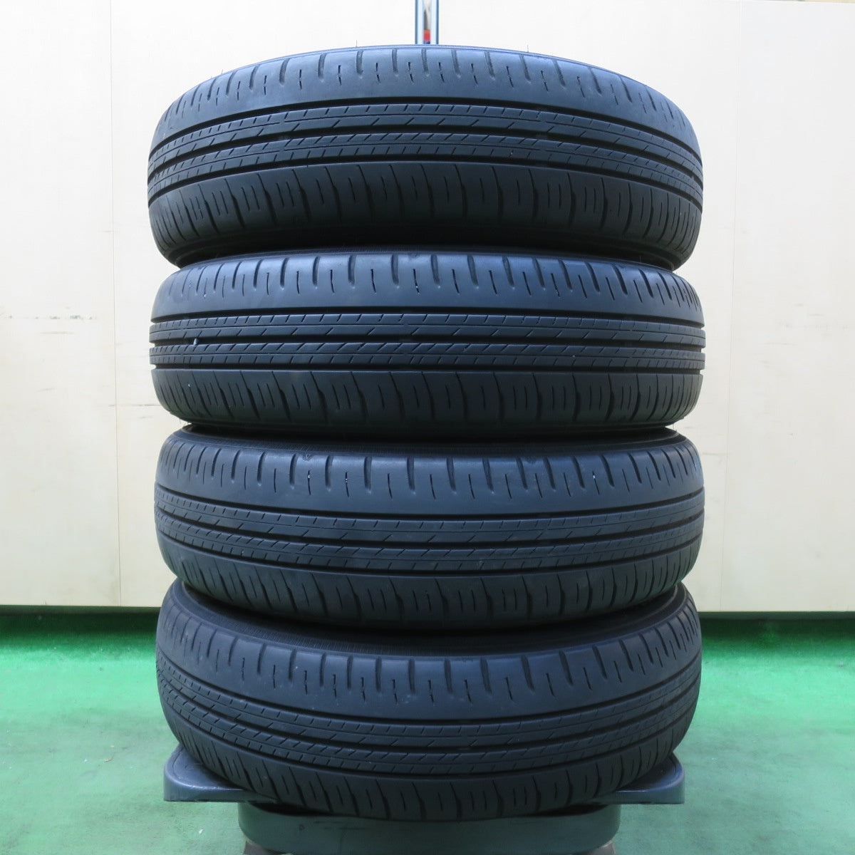 [送料無料] 4本価格★スズキ MH34S ワゴンR スティングレー 純正 155/65R14 ダンロップ エナセーブ EC300+ 14インチ PCD100/4H★5033108イノ