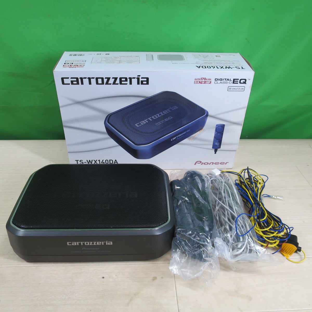 [送料無料] リモコン付き・キレイ☆carrozzeria Pioneer パワードサブウーファー TS-WX140DA カロッツェリア ウーハー スピーカー☆