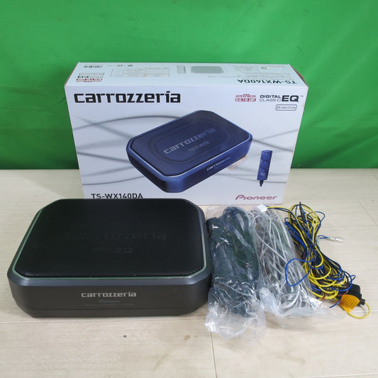 [送料無料] リモコン付き・キレイ☆carrozzeria Pioneer パワードサブウーファー TS-WX140DA カロッツェリア ウーハー スピーカー☆