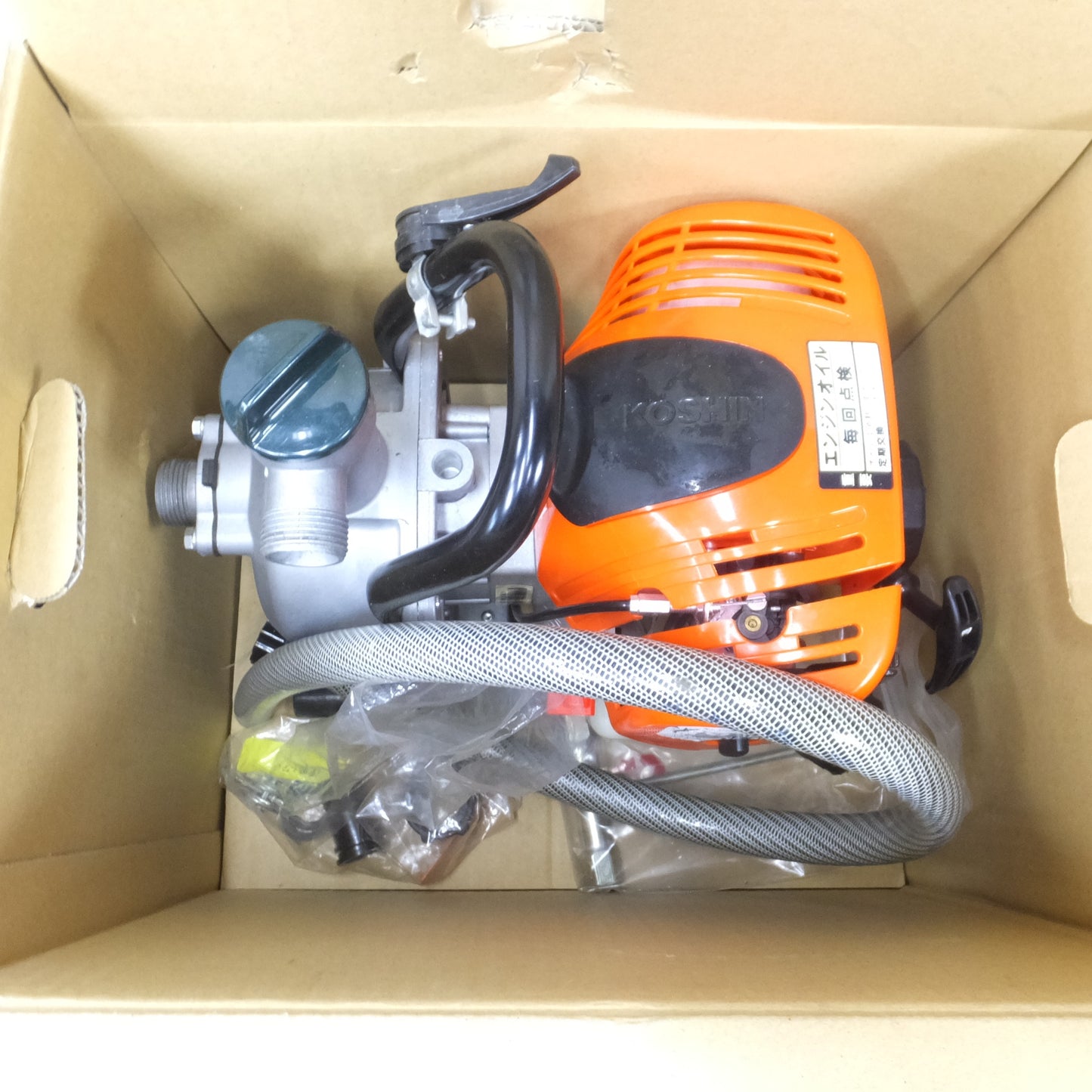 [送料無料] キレイ◆KOSHIN 工進 ハイデルスポンプ SEV-25F エンジンポンプ 超軽量 4サイクル◆