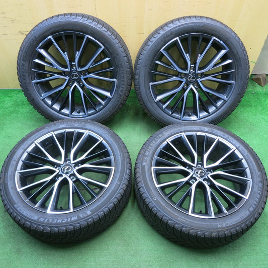 タイヤほぼ未使用！24年！キレイ！センサー付★レクサス NX バージョンL 純正 235/50R20 スタッドレス ミシュラン X-ICE SNOW SUV ZP 20インチ PCD114.3/5H★5050212HAス