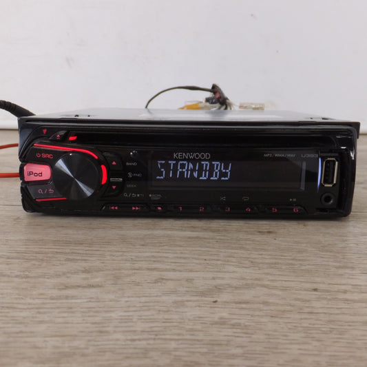 [送料無料] ★ケンウッド KENWOOD カーオーディオ 1DIN コンポ U393R(52)★