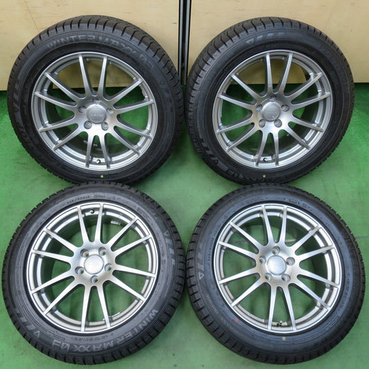 バリ溝！22年！キレイ！9.5分以上★スタッドレス 245/50R18 ダンロップ ウインターマックス 03 VELVA ヴェルヴァ 18インチ PCD114.3/5H★5012504イス