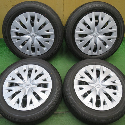 バリ溝！26年！キレイ！9分◎トヨタ ヤリス 純正 スチール 185/60R15 ブリヂストン エコピア EP150 15インチ PCD100/4H◎6063005NJノ