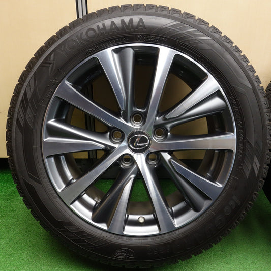 センサー付き！バリ溝！キレイ！9.5分◎レクサス ES 300 h 純正 215/55R17 スタッドレス ヨコハマ アイスガード iG60 17インチ PCD114.3/5H◎6090601KTス