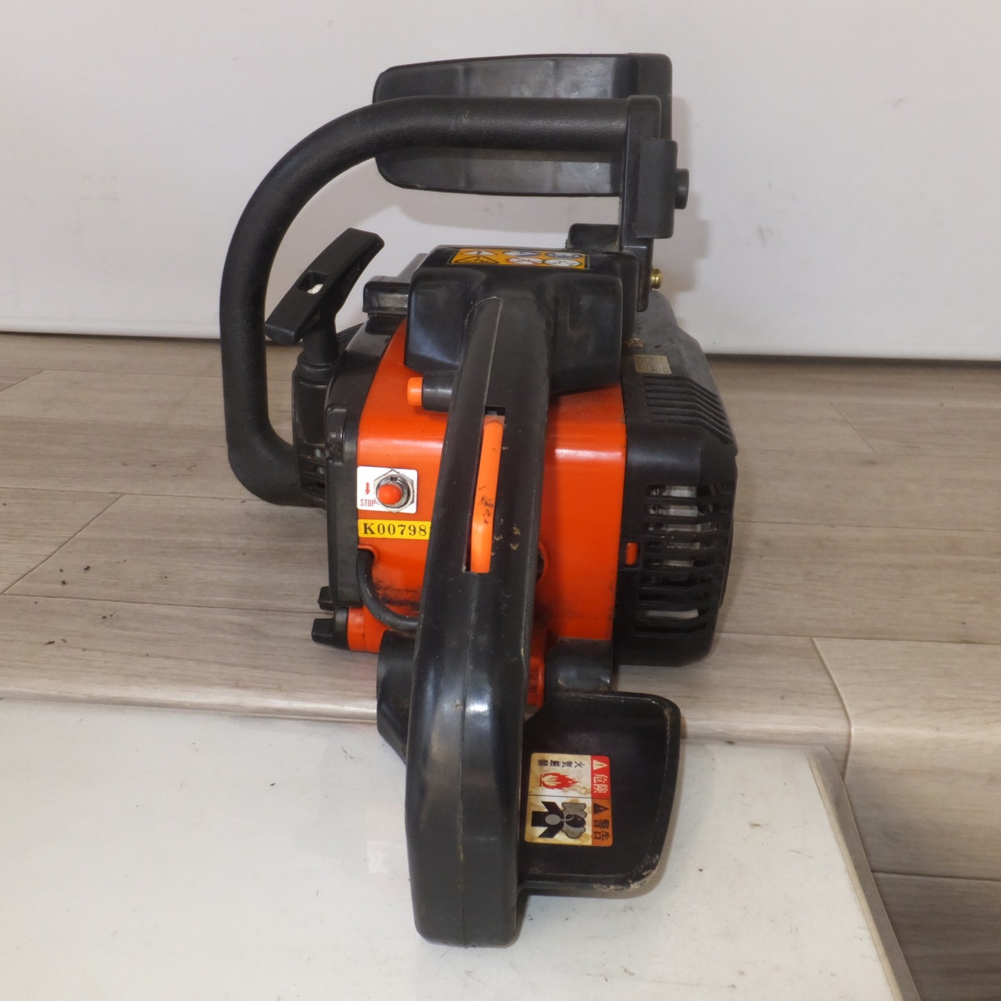 [送料無料] ジャンク★タナカ tanaka エンジンチェーンソー ECS-3359　チェン 91PX-52E　3軸合成値 9.3m/s2★