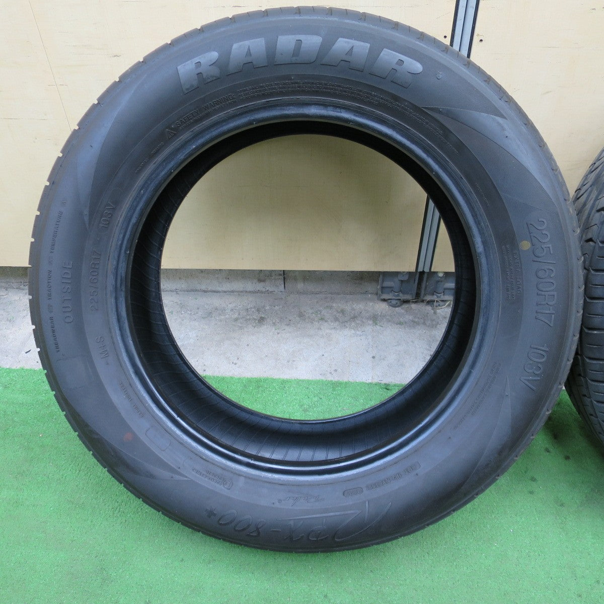 バリ溝！25年！9.5分★225/60R17 レーダー RPX-800+ RADAR 17インチ タイヤ アルファード ヴェルファイア ハリアー エクストレイル 等★6030201NGノタ