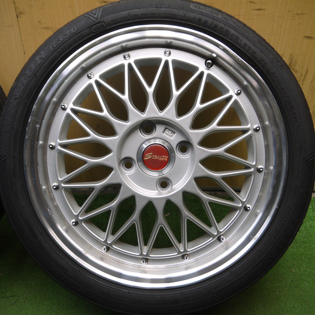 送料無料* 4本価格☆軽サイズ STEALTH RACING 165/50R16 ウィンラン