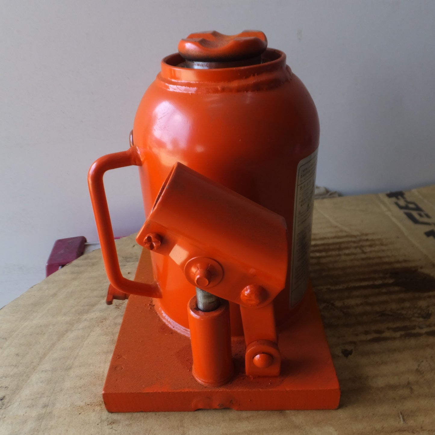 [送料無料] ◆マサダ 油圧ジャッキ HPD-10-2 工具 10TON 10ton 10トン 10000kg 油圧式 オイル だるま ダルマ 車載 自動車 点検 整備(5)◆