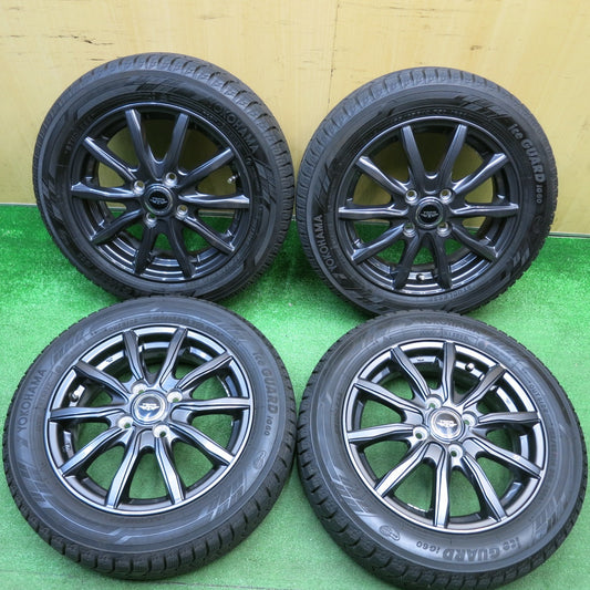 バリ溝！22年！キレイ！9.5分★スタッドレス 155/65R14 ヨコハマ アイスガード iG60 TEAD テッド 14インチ PCD100/4H★5121413HAス