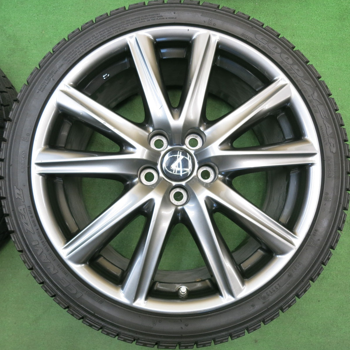 センサー付き★レクサス GS Fスポーツ 純正 235/40R19 265/35R19 スタッドレス グッドイヤー アイスナビ ZEA2 19インチ PCD114.3/5H★6050304HAス