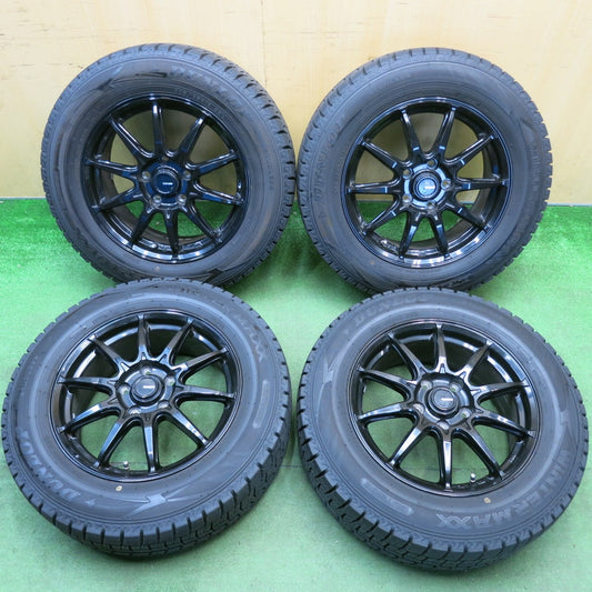 超バリ溝！22年！9.5分以上★スタッドレス 205/65R16 ダンロップ ウインターマックス WM02 G-SPEED Gスピード 16インチ PCD114.3/5H★6042301HAス