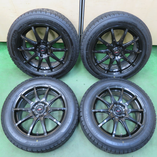 バリ溝！22年！キレイ！9.5分★LOXARNY SPORT BADX 215/55R17 スタッドレス グッドイヤー アイスナビ7 ロクサーニ スポーツ 17インチ PCD114.3/5H★5122307イス