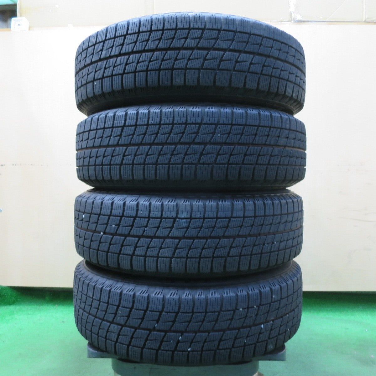バリ溝！22年！キレイ！9分★スタッドレス 175/65R15 アイスエスポルテ e:vance HA1 エヴァンス PCD100/4H★4103108イス