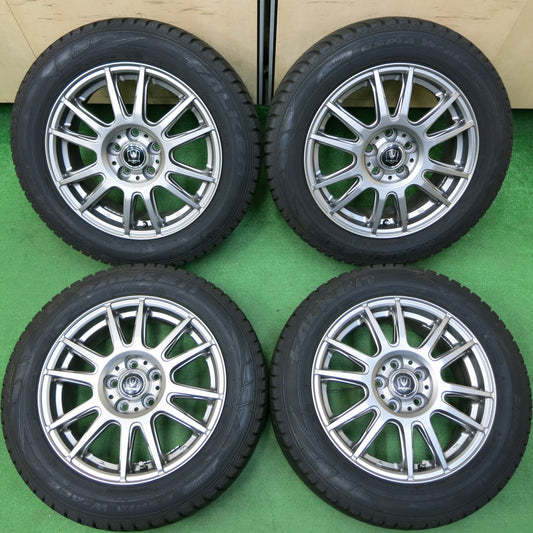 *送料無料* バリ溝！キレイ！9分★スタッドレス 185/60R15 ファルケン エスピア W-ACE INVERNO インヴェルノ 15インチ PCD100/5H★4050110イス