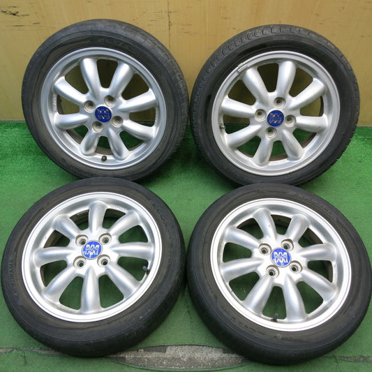 バリ溝！22年！9.5分★ダイハツ ミラジーノ 純正 MINILITE 165/55R15 プラクティバ ヨコハマ エコス ES31 ミニライト 15インチ PCD100/4H★5061305HAノ