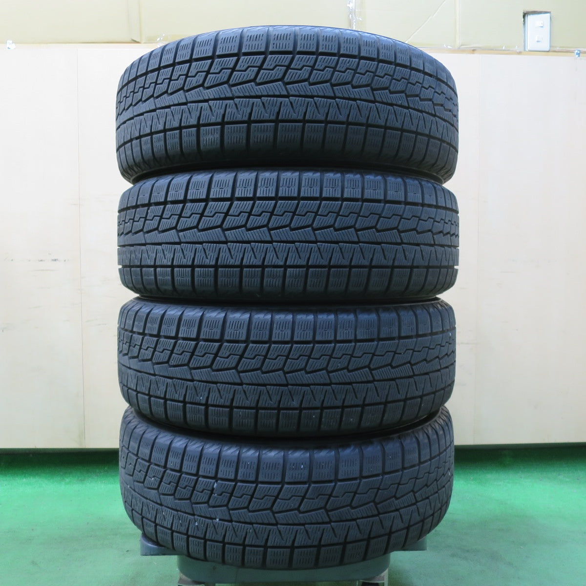 [送料無料] バリ溝！22年！9分★スタッドレス 185/55R16 ヨコハマ アイスガード iG70 BALMINUM バルミナ 16インチ PCD100/4H★5010304イス