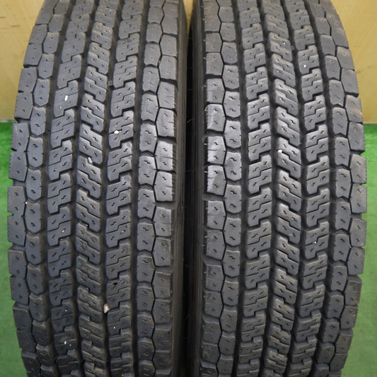 バリ溝！8.5分！2本★トラック バス タイヤ 9R19.5 14PR スタッドレス ヨコハマ ZEN 902ZE 19.5インチ★5062309KKスタ