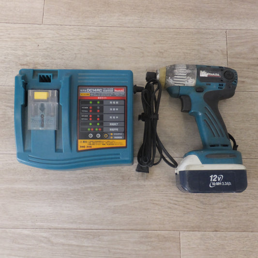 [送料無料] ★マキタ makita 充電式インパクトドライバ TD123D　バッテリ BH1233C　急速充電器 DC14RC　セット★