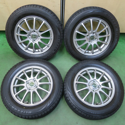 バリ溝！8.5分★スタッドレス 185/65R15 ブリヂストン ブリザック VRX ECO FORME エコフォルム 15インチ PCD100/4H★5120609イス