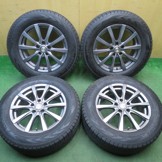 バリ溝！キレイ！9.5分★スタッドレス 225/65R17 ヨコハマ アイスガード G075 GRASS グラス 17インチ PCD114.3/5H★6031801NJス