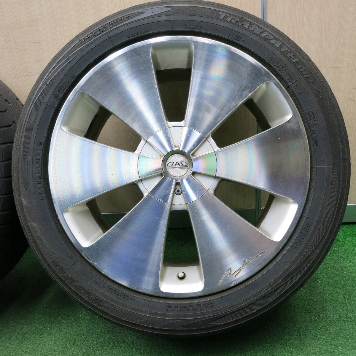 *送料無料* 4本価格★D.A.D GARSON ZUENGLEIN 225/50R18 トーヨー トランパス MPZ DAD ギャルソン ツェンレイン PCD114.3/4H 5H★4031808NJス