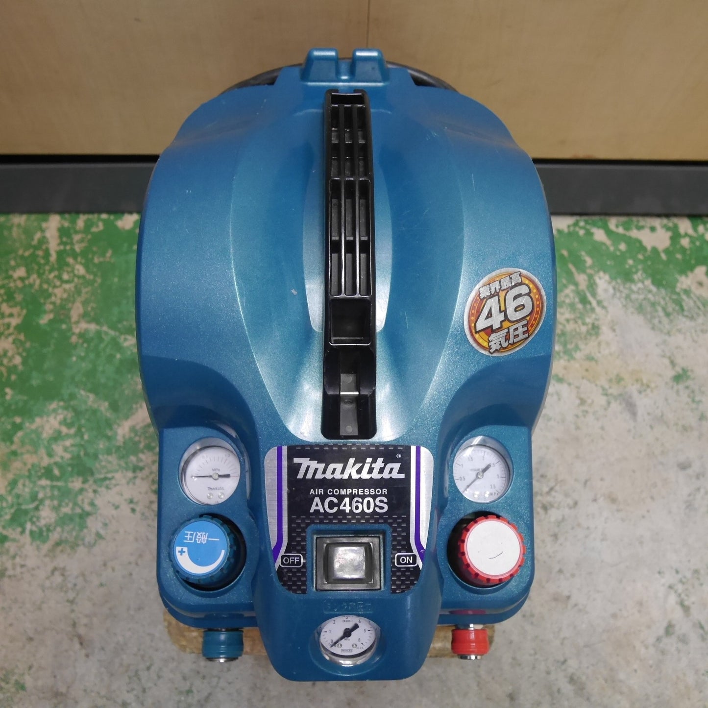 ☆マキタ エア コンプレッサー AC460S 3L タンク エアー ツール 工具 高圧 一般圧 50/60Hz makita 100V☆