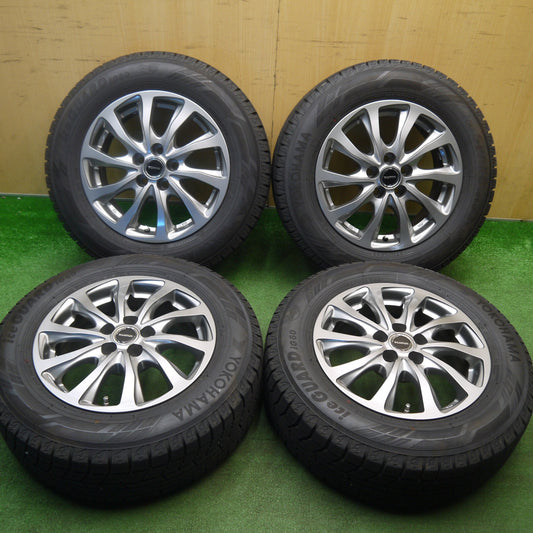 ほぼ未使用！24年！キレイ★プリウス 等 195/65R15 スタッドレス ヨコハマ アイスガード iG60 BALMINUM TR10 バルミナ 15インチ PCD100/5H★6012006Hス