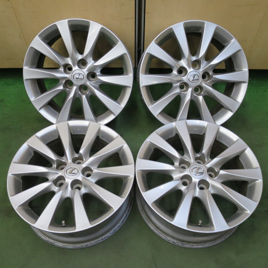 4本価格◎レクサス LS 460 純正 ホイール 18インチ 18×7.5J PCD120/5H◎6081002NGホ