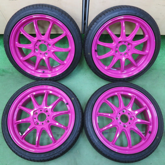 [送料無料] バリ溝！23年！9分★WORK EMT ZR10 165/45R16 グッドイヤー イーグル LS EXE ワーク 16インチ PCD100/4H★5020303イノ