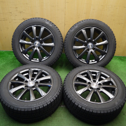 バリ溝！キレイ！9.5分★ワーゲン 等 205/55R16 スタッドレス ブリヂストン アイスパートナー2 Team Sparco チームスパルコ 16インチ PCD112/5H★5050708Hス