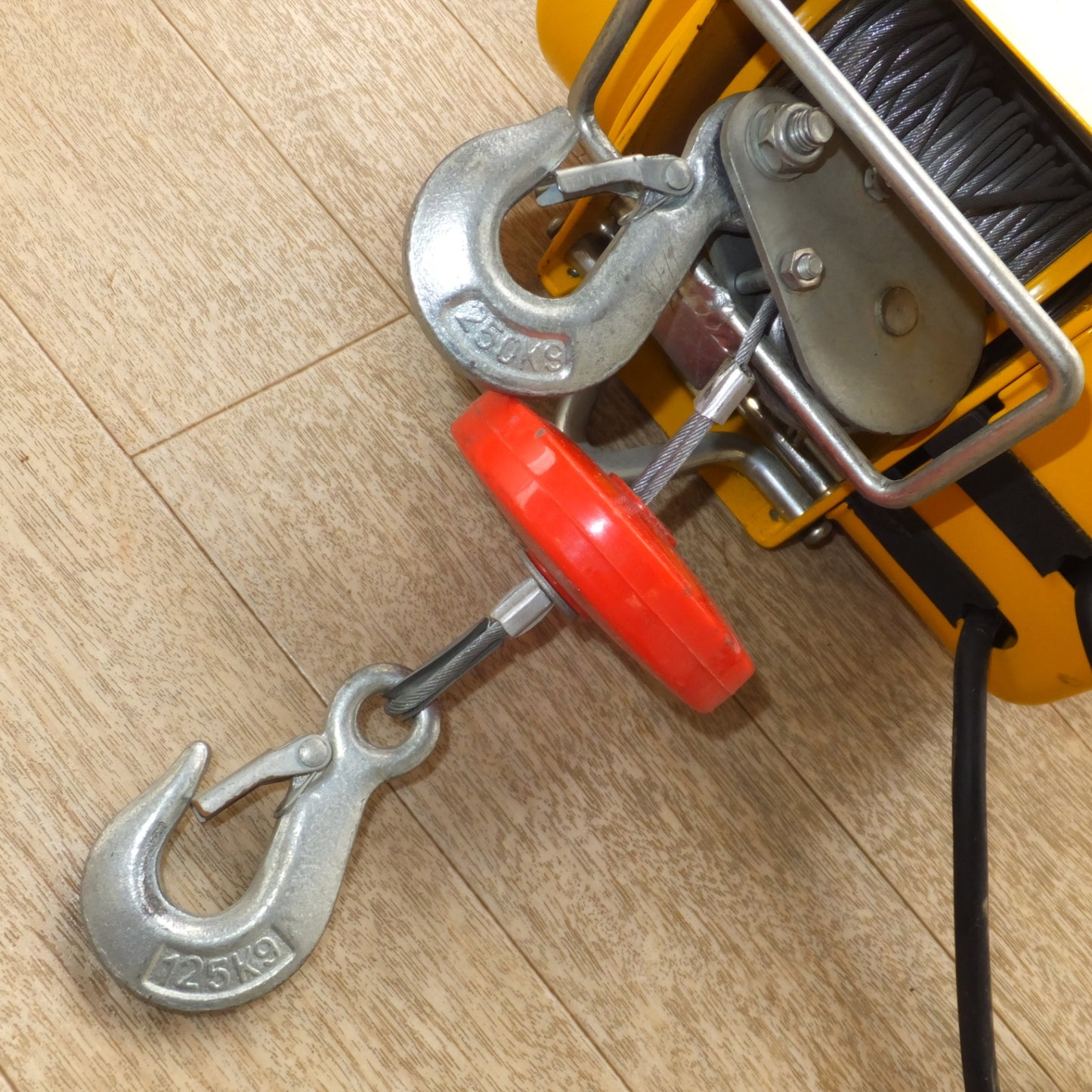 [送料無料] キレイ★徳君 TOKUN 電動ホイスト ELECTRIC HOIST HH250B 60Hz　シングルライン 125kg 12m　ダブルライン 250kg 6m★